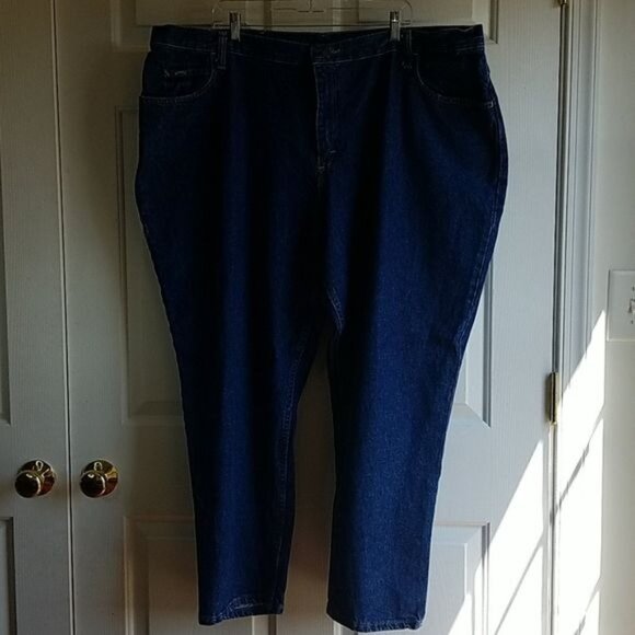 Jeans Lee Riders Straight Leg Denim Women's Woman's Plus Size 26 W Petite - Picture 9 of 11